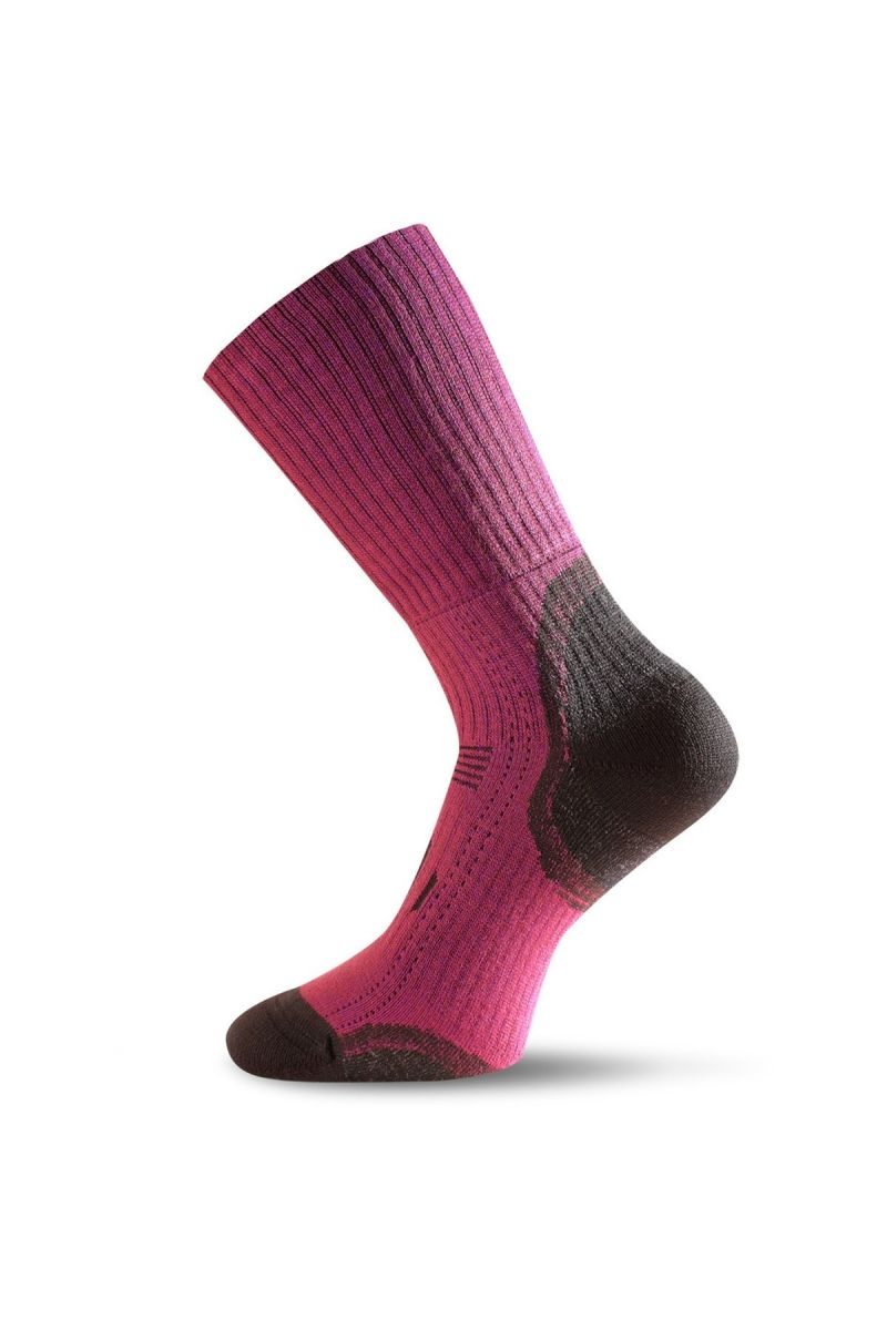 Lasting TKA 306 růžová vlněné zimní ponožky Velikost: (38-41) M