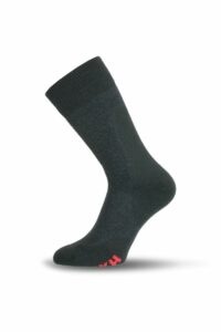 Lasting TKH 816 šedé zimní ponožky z ionty stříbra Velikost: (34-37) S