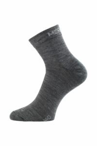 Lasting WHO 800 šedá ponožka z merino vlny Velikost: (46-49) XL