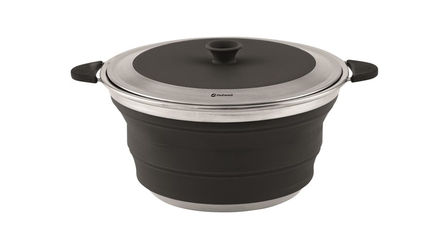 Hrnec s poklicí Outwell Collaps 4.5L Midnight Black