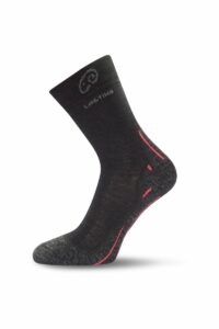 Lasting WHI 900 černé vlněné ponožky Velikost: (46-49) XL