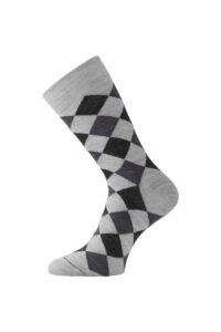 Lasting merino ponožky WPK šedé Velikost: (34-37) S