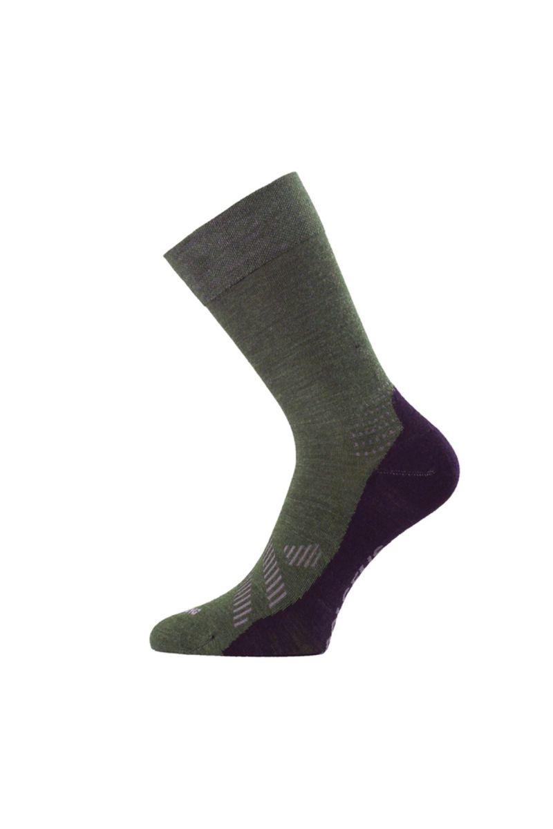 Lasting merino ponožky FWJ zelené Velikost: (34-37) S