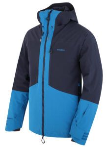 Husky Pánská lyžařská bunda Gomez M black blue/blue Velikost: S