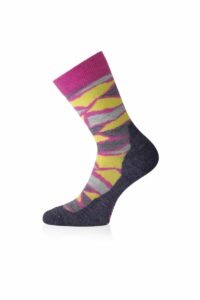 Lasting merino ponožky WLJ růžové Velikost: (42-45) L