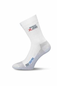 Lasting XOL 001 bílá turistická ponožka Velikost: (46-49) XL