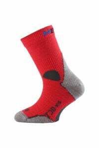 Lasting TJD 306 červená merino ponožka junior slabší Velikost: (24-28) XXS