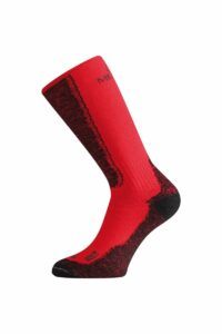 Lasting WSM 389 červená merino ponožky Velikost: (34-37) S