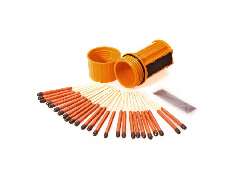 UCO gear UCO Zápalky Stormproof Match Container Orange - 25 ks
