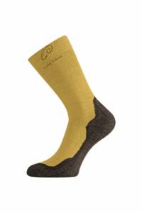 Lasting WHI 640 hořčicová vlněné ponožky Velikost: (34-37) S