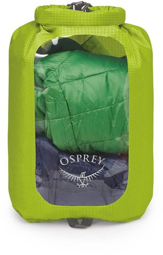 Osprey DRY SACK 12 W/WINDOW limon green